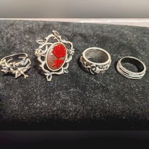 Gothic, Costume Jewelry Rings Bundle